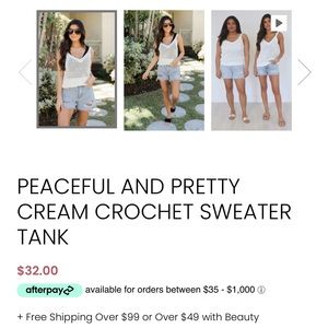 Pink Lily Sweater Tank